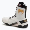 Buty bokserskie Venum Elite Boxing ice/gold logo 3