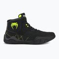 Buty bokserskie męskie Venum Training Camp 4.0 Wrestling black/neo green 2