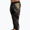 Legginsy treningowe męskie Venum Invader Spats black/sand 8