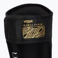 Ochraniacze piszczeli i stóp Venum Serpenti black/silver/gold 7