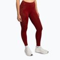 Legginsy treningowe damskie Venum Serpenti burgundy/ivory