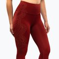 Legginsy treningowe damskie Venum Serpenti burgundy/ivory 6