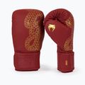 Rękawice bokserskie Venum Serpenti Boxing burgundy/ivory 2