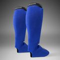 Ochraniacze piszczeli i stóp Venum Kontact Shin Guards royal blue/silver 3