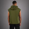 Bluza męska Venum Muay Thai VT Sleeveless Hoodie military green 2