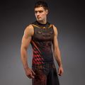 Rashguard męski Venum Quetzal Fury Sleeveless Rashguard black/fury red/tangerine 4