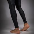 Legginsy treningowe meskie Venum No Gi Spats black/silver grey 7
