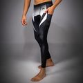Legginsy treningowe meskie Venum No Gi Spats black/white 4