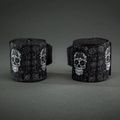 Bandaże bokserskie Venum Santa Muerte Handwraps 250 cm black/white 2