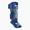 Ochraniacze piszczeli i stóp Venum Ringhorns Charger Shin navy blue/red