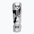 Ochraniacze piszczeli i stóp Venum Ringhorns Charger Shin silver/black 4