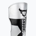 Ochraniacze piszczeli i stóp Venum Ringhorns Charger Shin silver/black 6
