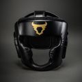 Kask bokserski Venum Ringhorns Charger Headgear black/gold 2