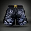 Spodenki treningowe męskie Venum Wolf Atak Muay Thai Shorts black/grey 2