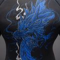 Rashguard longsleeve męski Venum Thunder Dragon black/royal blue 5
