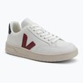 Buty damskie VEJA V-12 Leather white/marsala/nautico