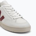 Buty męskie VEJA V-12 Leather white/marsala/nautico 7