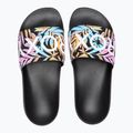 Klapki damskie ROXY Slippy II black multi 4