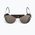 Okulary przeciwsłoneczne damskie ROXY Blizzard shiny silver/brown leather 3