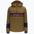 Kurtka snowboardowa dziecięca Quiksilver Steeze military olive