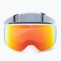 Gogle snowboardowe damskie ROXY Storm Women bright white/amber rose ml red 2