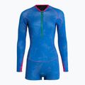 Pianka do pływania damska ROXY 1,5 mm Pop Surf Chest Zip Springsuit Qlock blue 2