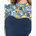 Pianka do pływania damska ROXY 3/2 mm Marine Bloom Front Zip GBS dark navy/allure/sulphur 9