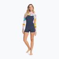 Pianka do pływania damska ROXY 2/2 mm Syncro Back Zip Springsuit Qlock jet gry/coral flme/temple gold 7
