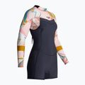 Pianka do pływania damska ROXY 2/2 mm Syncro Back Zip Springsuit Qlock jet gry/coral flme/temple gold