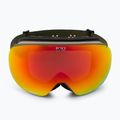Gogle snowboardowe damskie ROXY Popscreen Cluxe burnt olive/sonar ml revo red 2