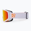 Gogle snowboardowe damskie ROXY Feenity Color Luxe bright white/sonar ml revo red 4