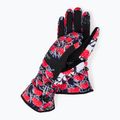 Rękawice snowboardowe damskie ROXY Cynthia Rowley true black/white/red