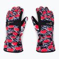 Rękawice snowboardowe damskie ROXY Cynthia Rowley true black/white/red 2