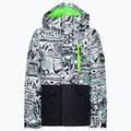 Kurtka snowboardowa dziecięca Quiksilver Mission Printed Block black