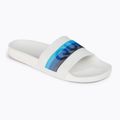 Klapki męskie Quiksilver Rivi Wordmark Slide white/white/blue