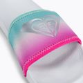 Klapki dziecięce ROXY Slippy Neo G white/crazy pink/turquoise 7