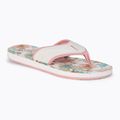 Japonki damskie ROXY Coastin Print white/pink