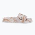 Klapki damskie ROXY Slippy Printed white/tan 2