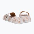 Klapki damskie ROXY Slippy Printed white/tan 3
