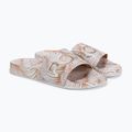 Klapki damskie ROXY Slippy Printed white/tan 5