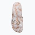 Klapki damskie ROXY Slippy Printed white/tan 6