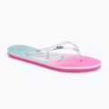 Japonki damskie ROXY Viva Jelly white/crazy pink/turquoise
