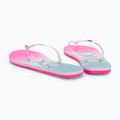 Japonki damskie ROXY Viva Jelly white/crazy pink/turquoise 3
