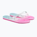 Japonki damskie ROXY Viva Jelly white/crazy pink/turquoise 5