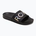 Klapki damskie ROXY Slippy II black geo