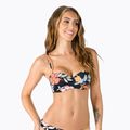 Góra od stroju kąpielowego ROXY Beach Classics Moulded Bandeau anthracite/island vibes