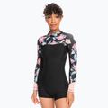 Pianka do pływania damska ROXY 2 mm Swell Series Back Zip Springsuit Qlock anthracite paradise found s