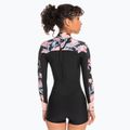 Pianka do pływania damska ROXY 2 mm Swell Series Back Zip Springsuit Qlock anthracite paradise found s 3