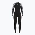 Pianka do pływania damska ROXY 3/2 mm Elite Chest Zip GBS true black/black flowers