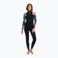 Pianka do pływania damska ROXY 3/2 mm Elite Chest Zip GBS true black/black flowers 2